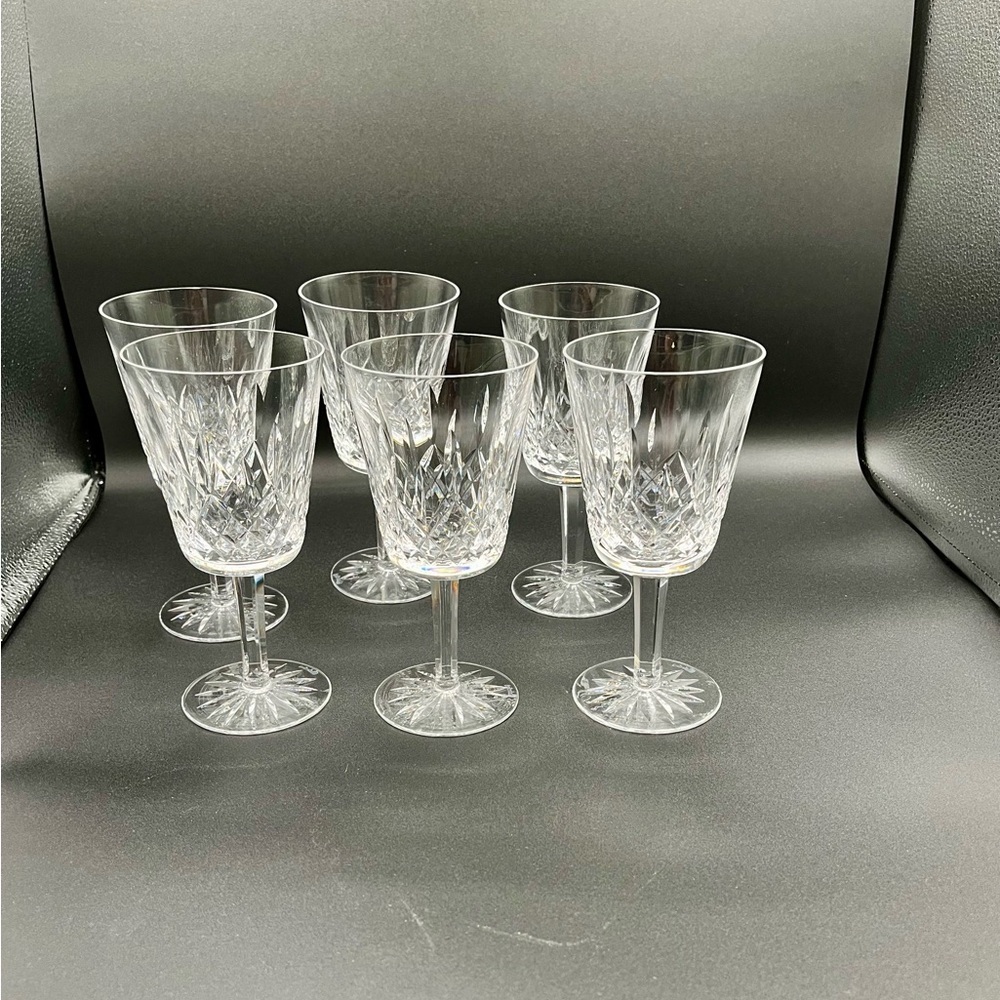 Collectible Waterford Crystal Goblets 7 Inch Tall 8-10 Ounce Handmade In Ireland - Picture 7 of 15